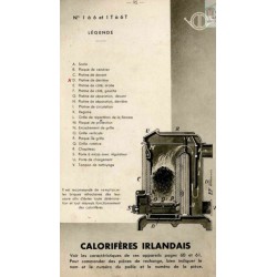 éclatée calorifère irlandais 1 T à 6 T