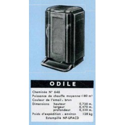 Poêle émaillé Odile N° 646