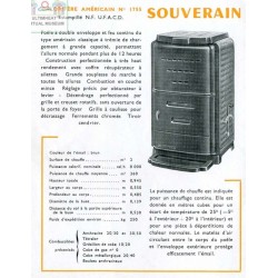 Calorifère Américain Souverain  N° 1755