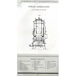 pièces poêle américain 1934