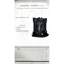 cheminée Magenta N° 388 1924