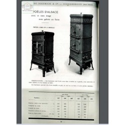 Poêles d'Alsace De Dietrich 1924