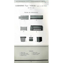 pièces cuisinière Vosges