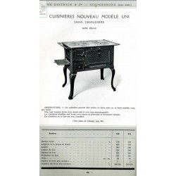 cuisinière Uni sans étuve