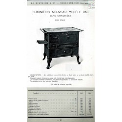 cuisinière Uni avec étuve