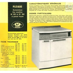 cuisinière 833 De Dietrich