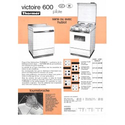 cuisinière victoire 600 Thermor
