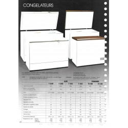 caractéristiques congélateur Thomson 1979