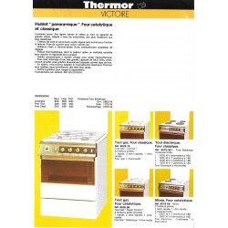 catalogue cuisinières Thermor 1977