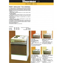 catalogue cuisinières Thermor 1977