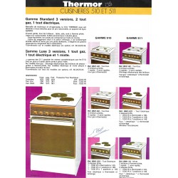 catalogue cuisinières Thermor 1977