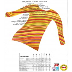 caractéristiques Lave linge Frigeavia