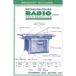 catalogue cuisson 1932 Brachet Richard