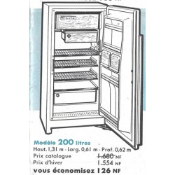 modèle 200 l  Frigéco 1959