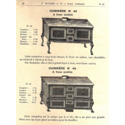 cuisinières fonte 44 45 1885