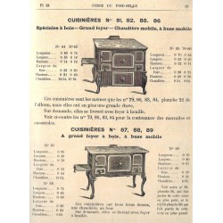 cuisinières 87 88 89  1885