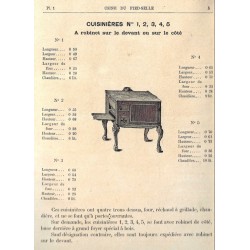 cuisinières N°1 à 5  1885