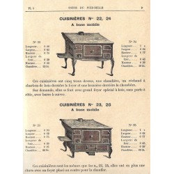 cuisinières N° 22 et 24  1885