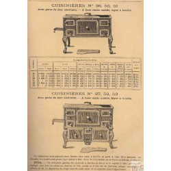Cuisinières Fonte page 120  1893
