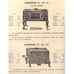 cuisinières N° 52 et 53   1885