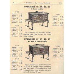 cuisinières N° 37 à 39  1885