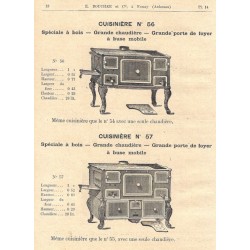 cuisinière N° 57   1885