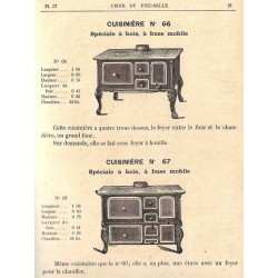 cuisinières N° 66 et 67   1885