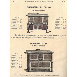 cuisinières N° 68 et 69   1885