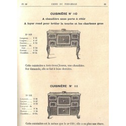 cuisinière N° 110  1885