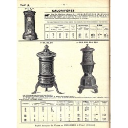 calorifères page 70  1909 1910