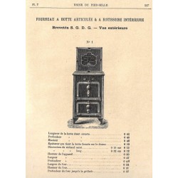fourneau à hotte n° 1   1885