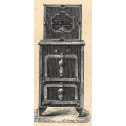 fourneau à hotte N° 1 Pied Selle