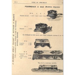 fourneaux à gaz  page 135  1885