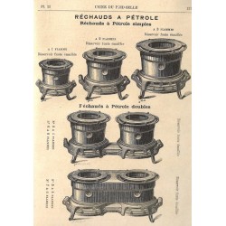 réchauds à pétrole page 137  1885