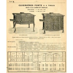 cuisinières fonte 4 trous page 8  1922