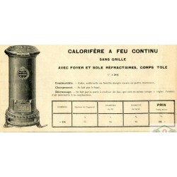 calorifère  N° 314   1922