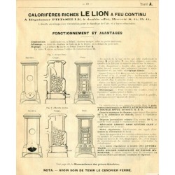 calorifère le lion