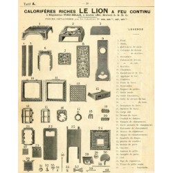 pièces le lion  1922