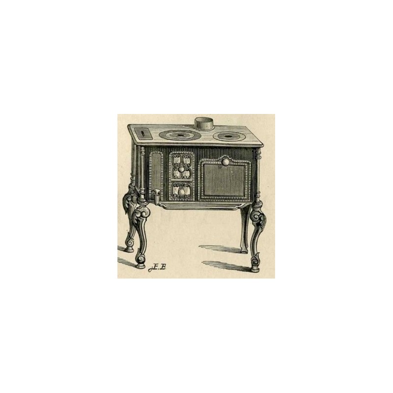 cuisinière fonte N° 270 Pied Selle
