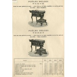 poêles Belge page 36  1891