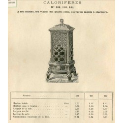 calorifères  page 50  1891