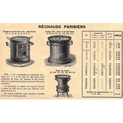 réchaud parisiens  page 107  1906  1909
