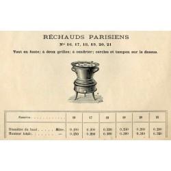 réchaud parisiens page 60  1891