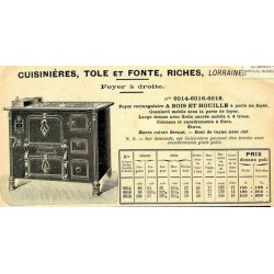 cuisinières Riche Lorraine  1910