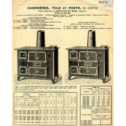 Cuisinières du centre 1910