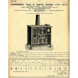 cuisinières riche chalon 1910