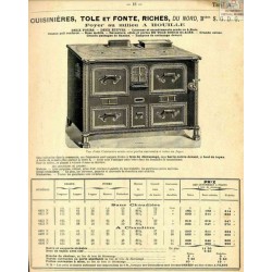 cuisinières Riche du Nord 1910