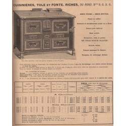 cuisinières Riches du Nord 1906