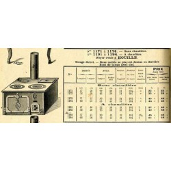 cuisinières tole et fonte paris 1910
