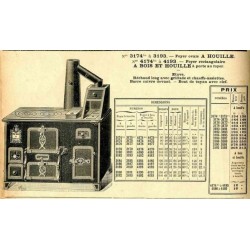 cuisinières tole et fonte paris 1910